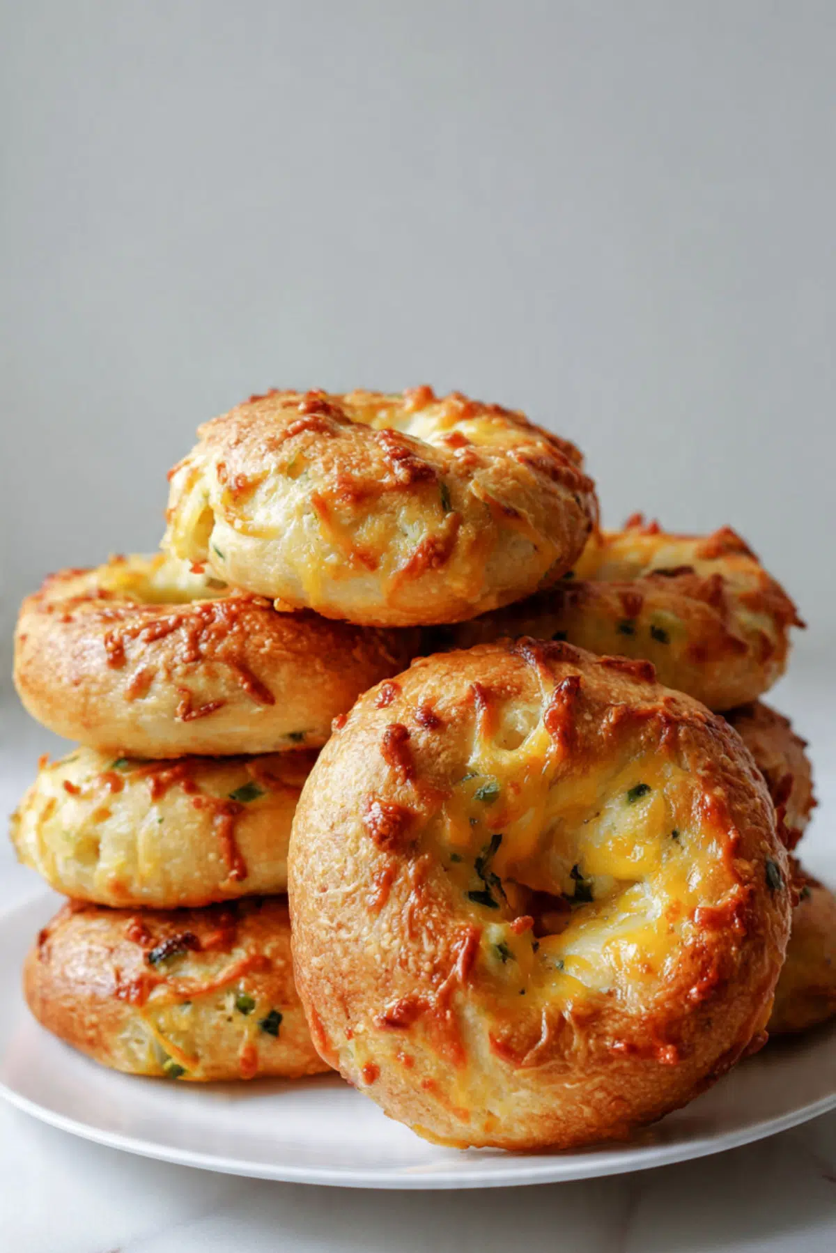 Jalapeno Cheddar Sourdough Bagels
