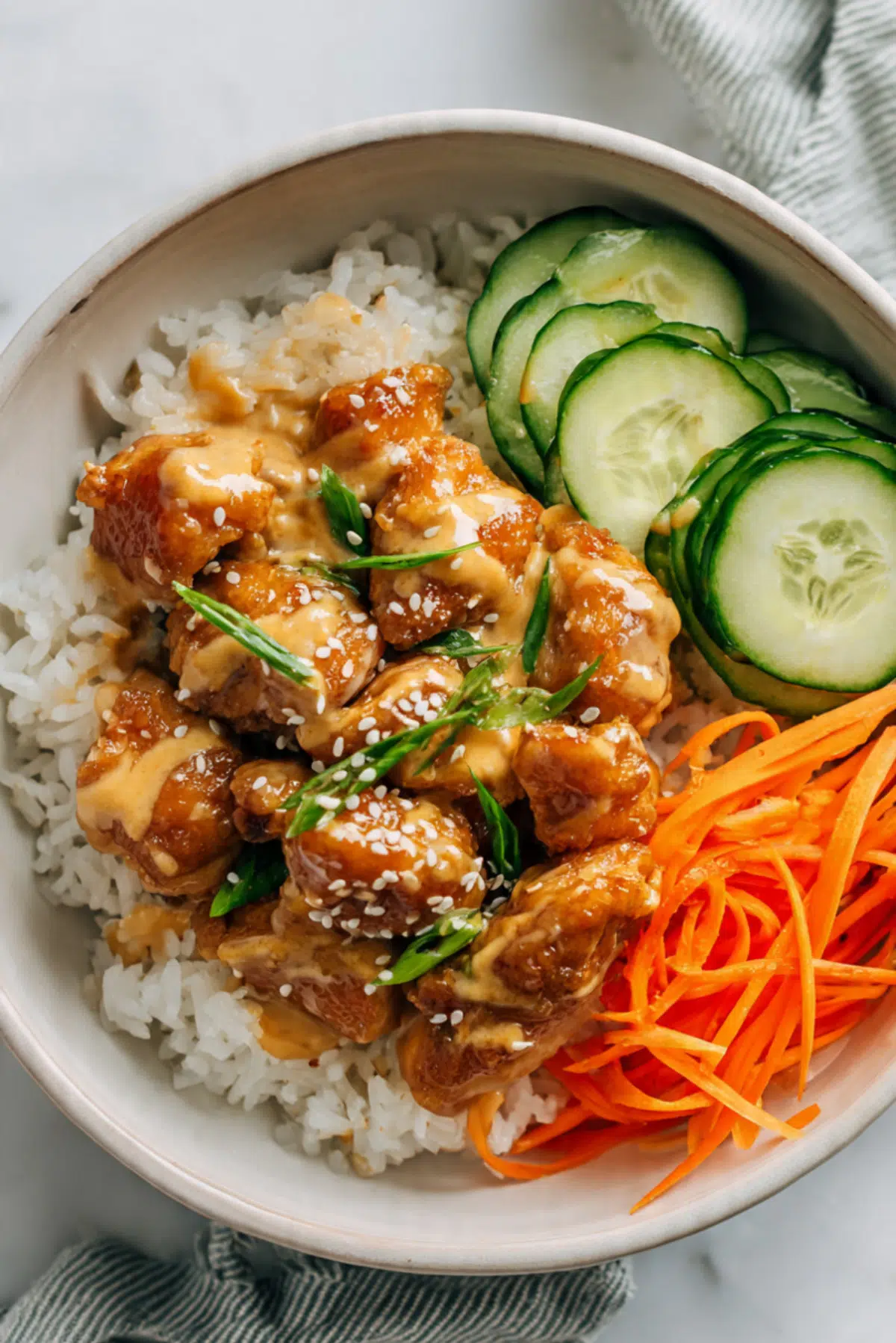 Miso-Mayo Chicken Bowl