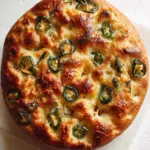 Overnight Jalapeno Cheddar Sourdough Focaccia