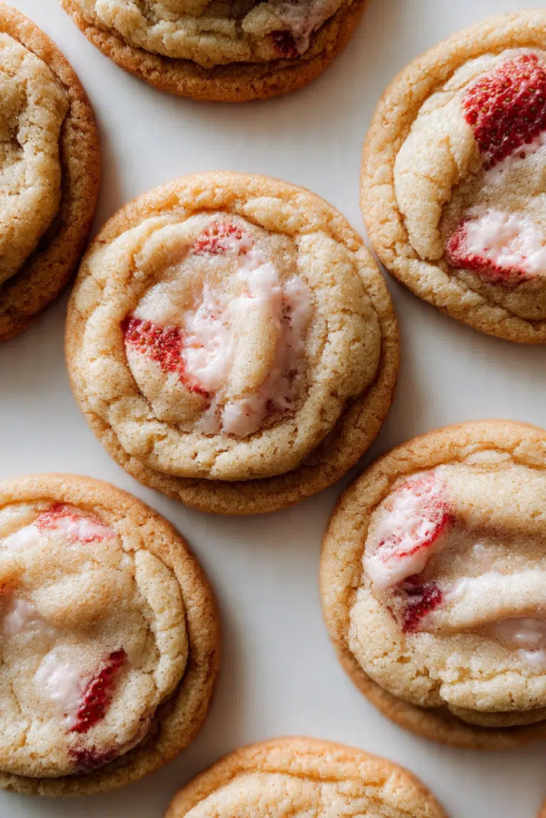 Strawberry Cheesecake Cookies