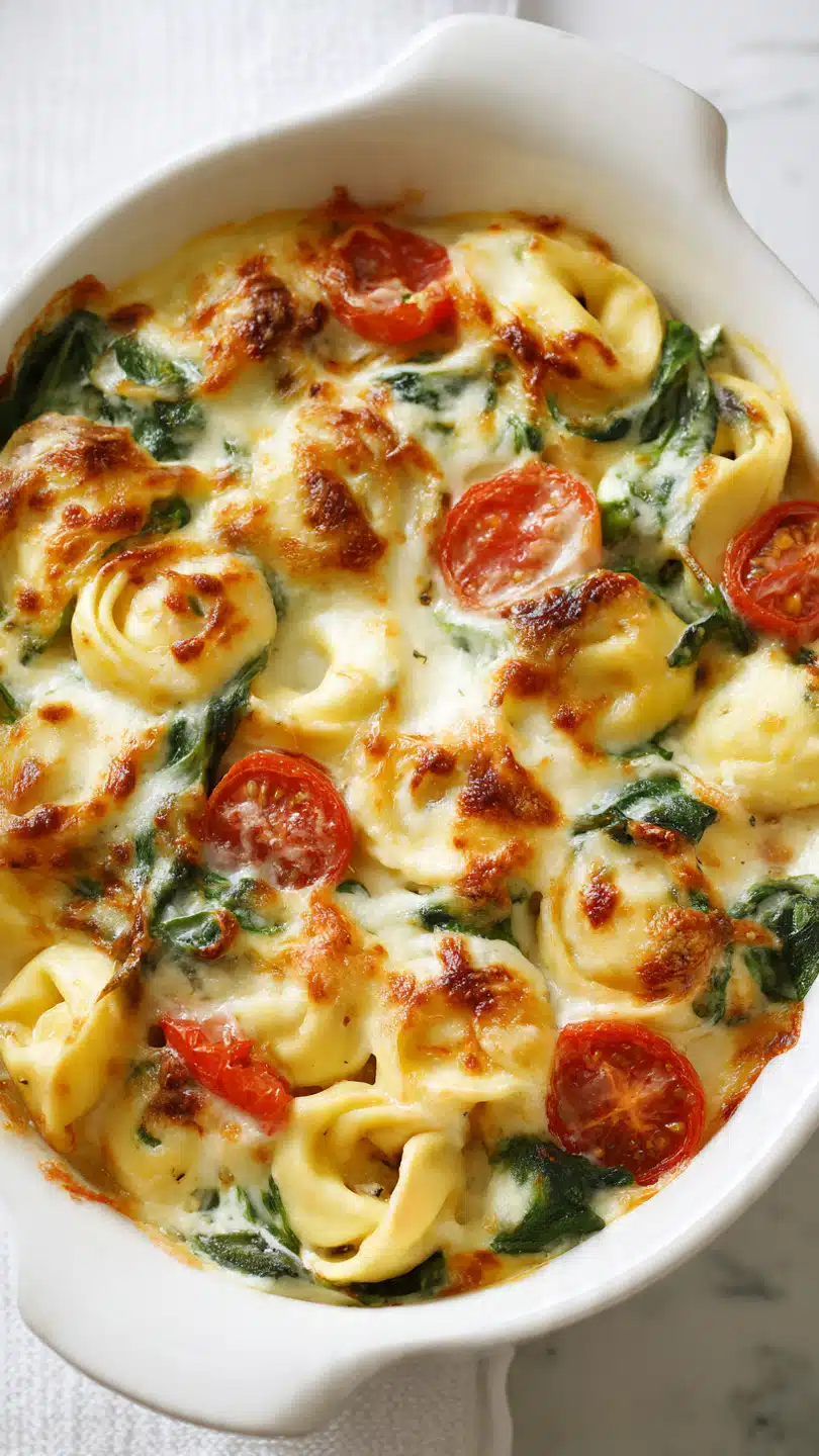 Creamy Tortellini Bake