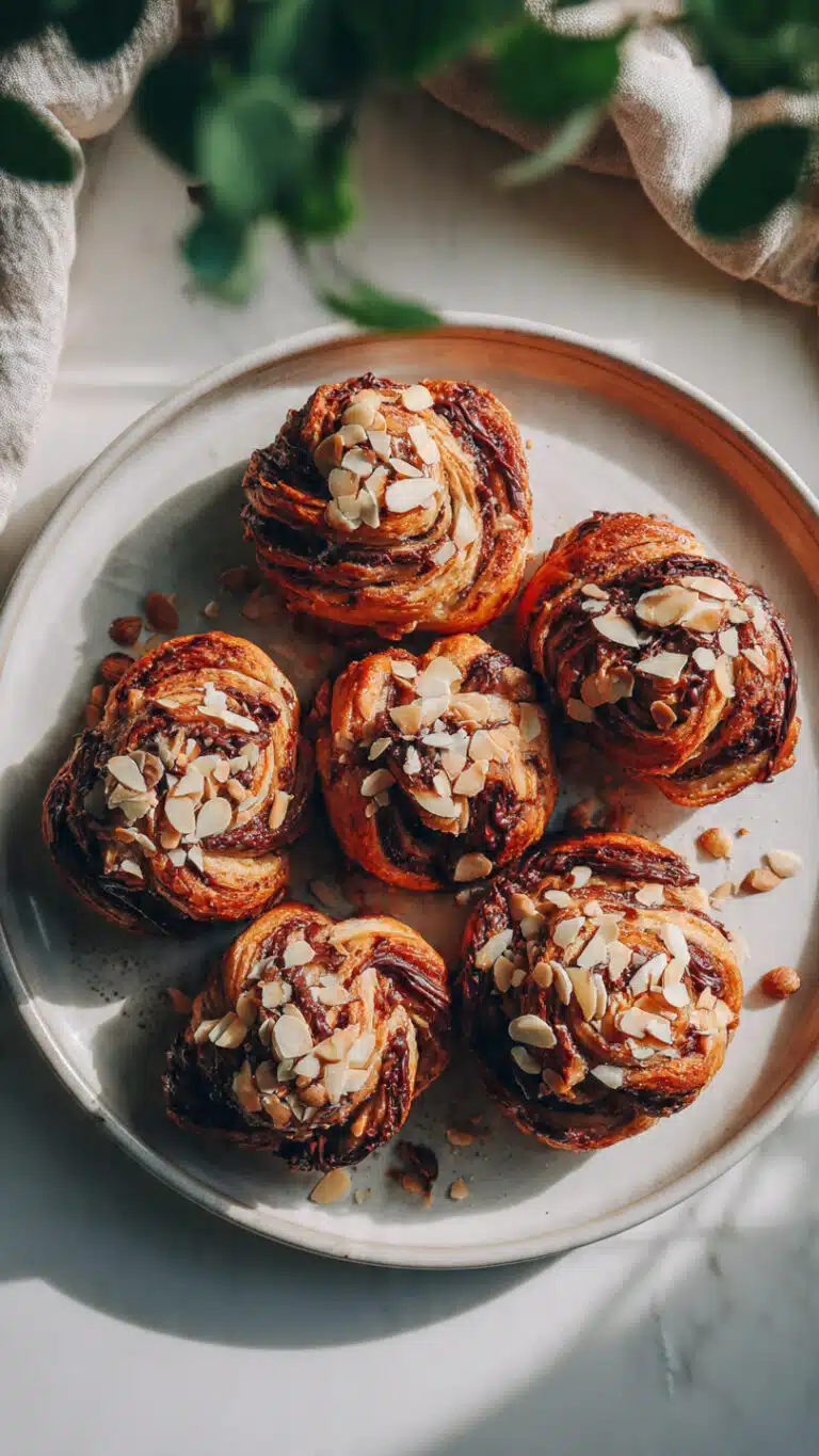 BANANA + NUTELLA ALMOND PASTRIES