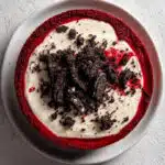 Red velvet Oreo cheesecake