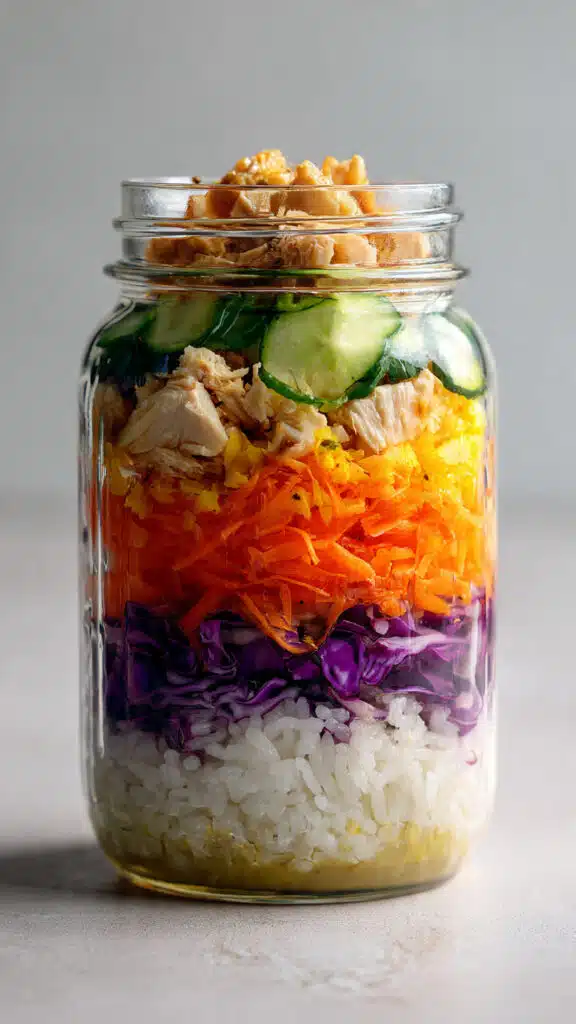Color Layer Chicken Rice Jar
