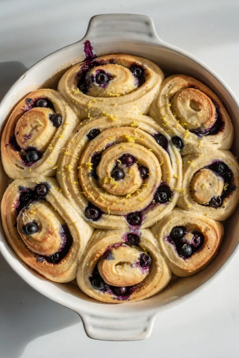 Lemon Blueberry Rolls Recipe