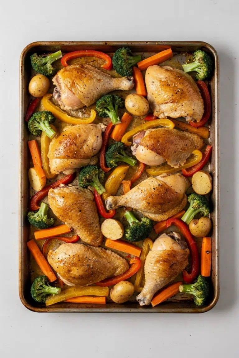 One Pan Baked Chicken & Veggies
