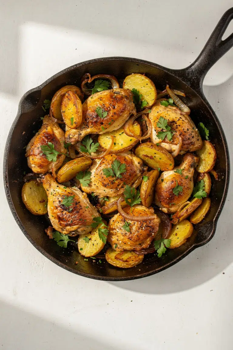 German Fried Potatoes with Chicken Recipe