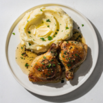 Cozy Winter Garlic Herb Chicken with Mashed Potatoes