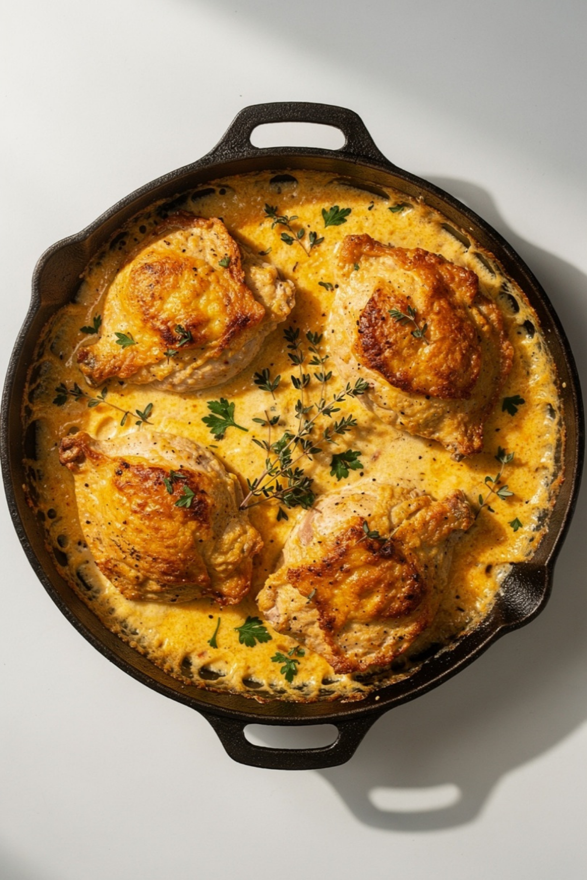 Creamy Keto Pollo Con Queso