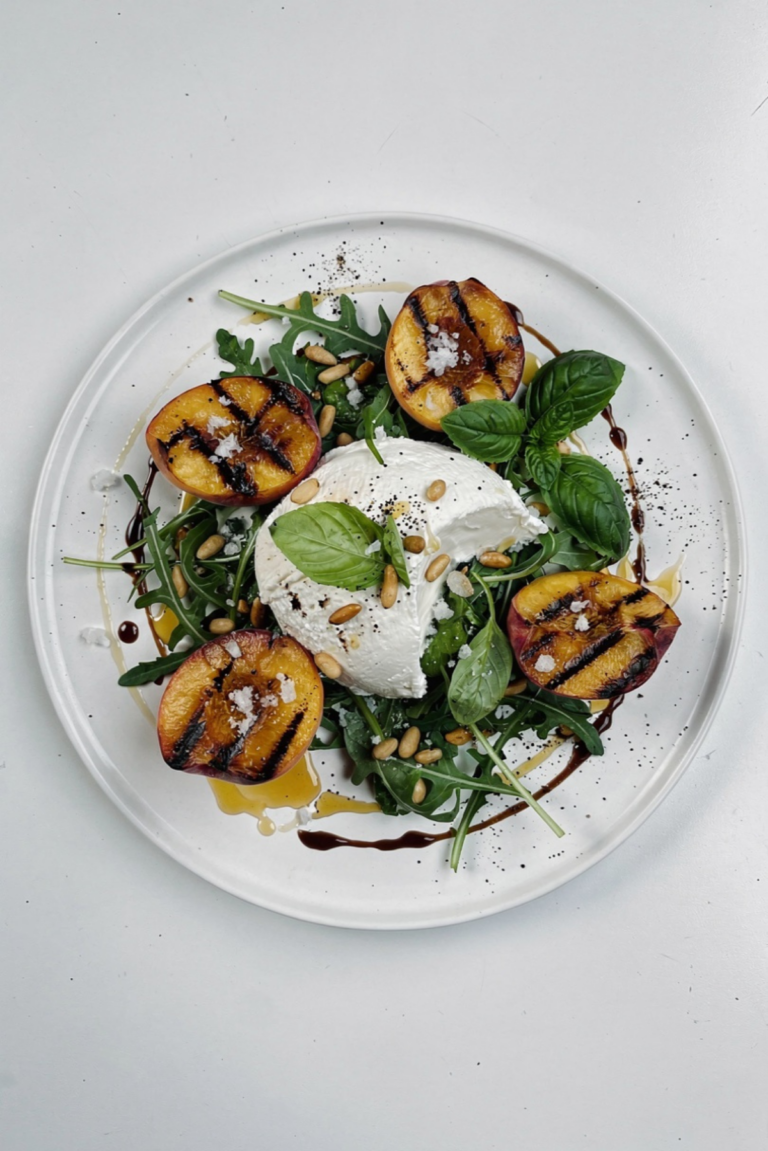 Grilled Peach Burrata