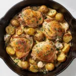 Chicken and Potatoes with Dijon Cream Sauce Recipe