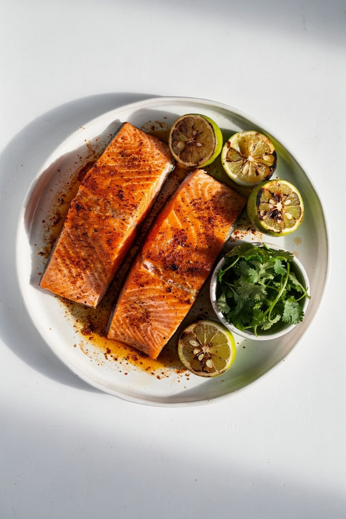 Baked Chili-Rubbed Salmon