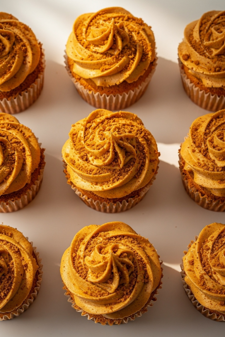 Biscoff Cupcakes with Biscoff Buttercream Recipe