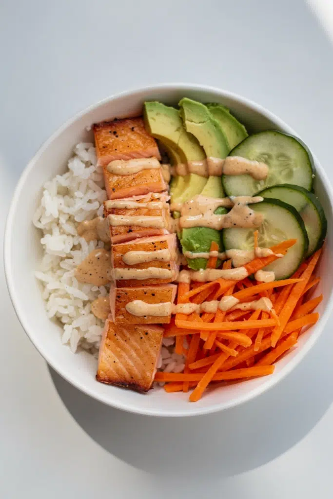 Crispy Salmon Bowls