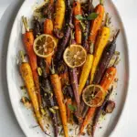 Roasted Rainbow Carrots with Preserved Lemon, Dates, and Pistachios Recipe