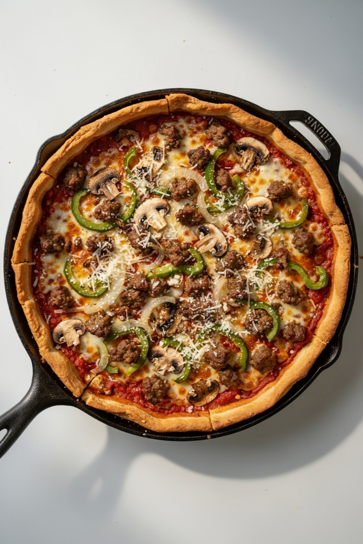 Chicago-Style Deep Dish Pizza
