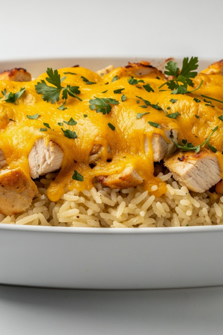 Dump-and-Bake Chicken & Rice
