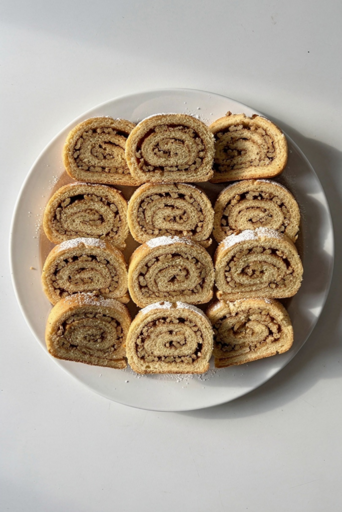 Italian Nut Roll Cookies