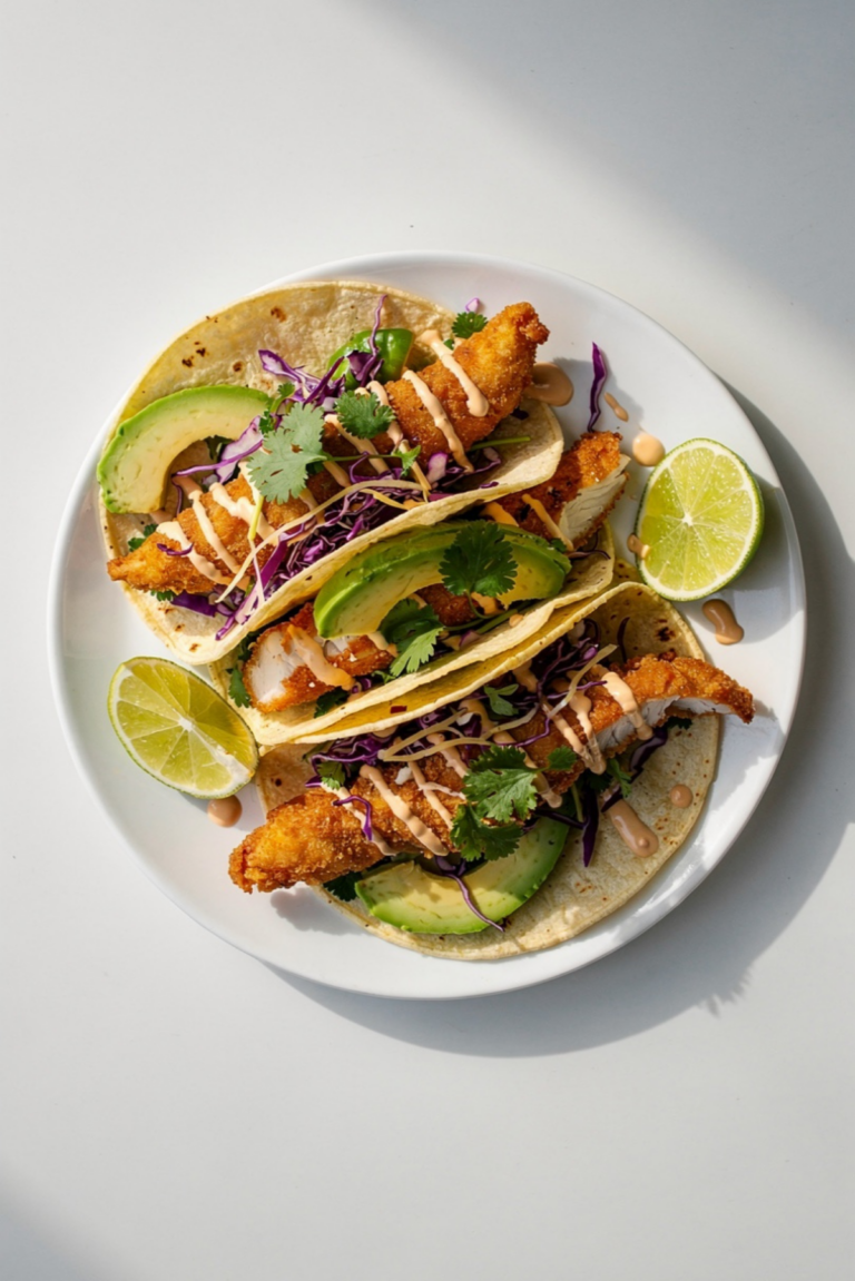 Beer-Battered Fish Tacos