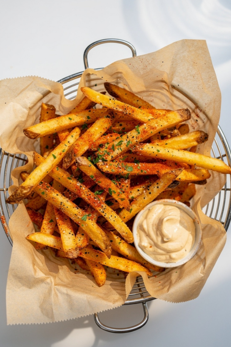 Seasoned Crispy Fries Recipe