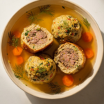 Meatball-Stuffed Matzo Balls